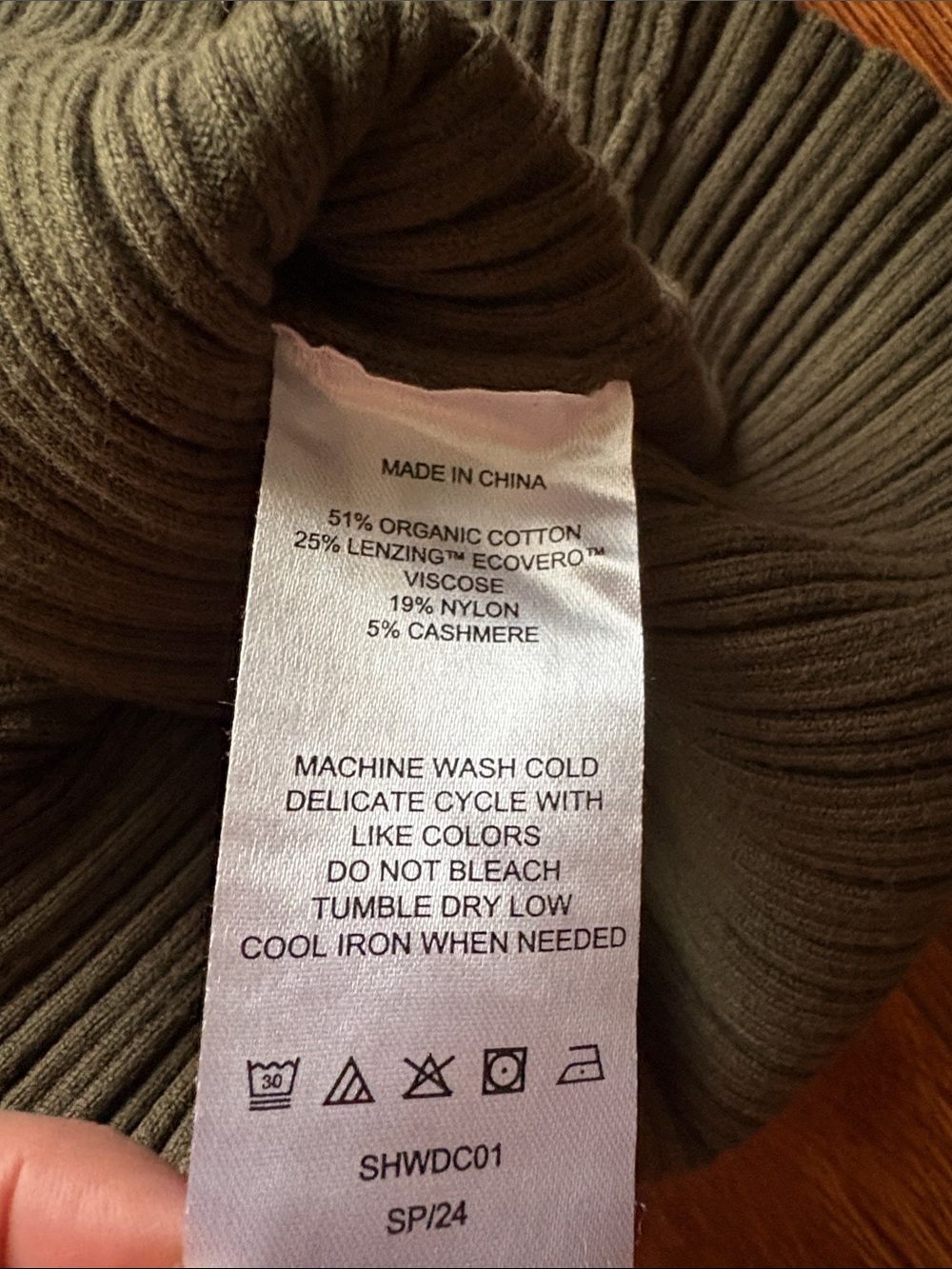 Quince Cotton Cashmere Ribbed Boatneck Tank Olive XS EUC - Picture 5 of 7